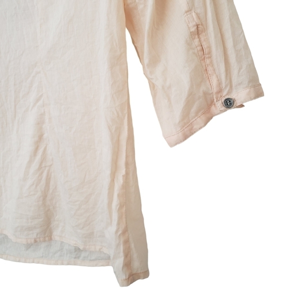 Selected Femme Delicate Cotton Blouse with Silk & Sequin Front 3/4 Sleeve - Picture 5 of 8